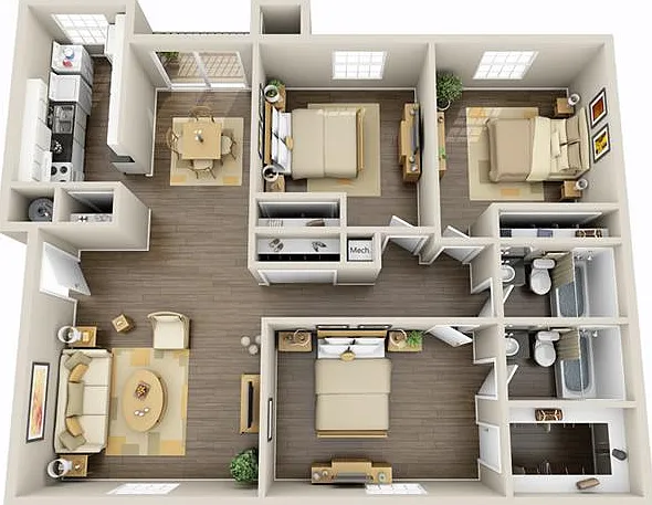 Steeple Club Apartments — Photo 42