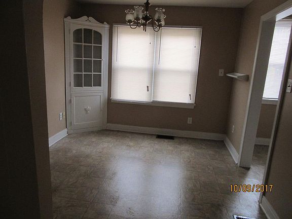 Looking into the dining room from the living room