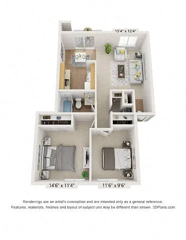 Floor plan 2X1 A