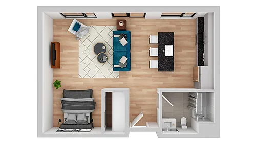Floor plan Studio