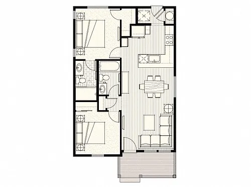 Floor plan B1