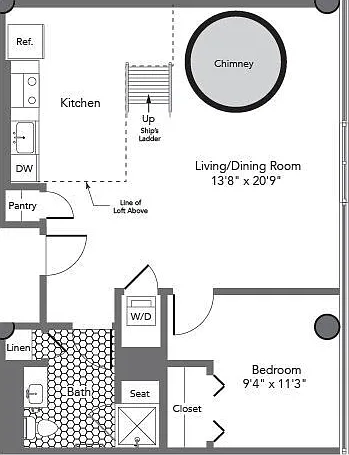 1HX floor plan The Hecht Warehouse