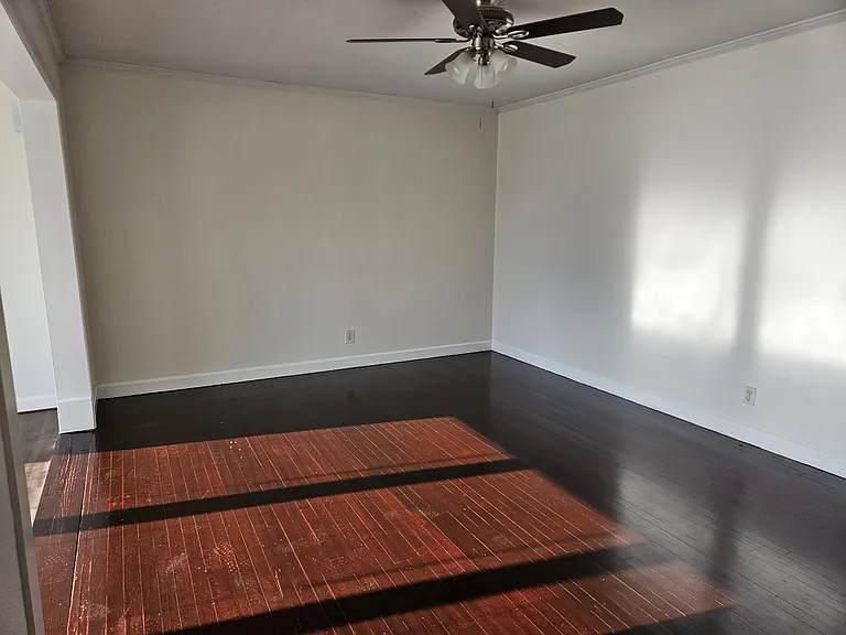 Livingroom with small den or office