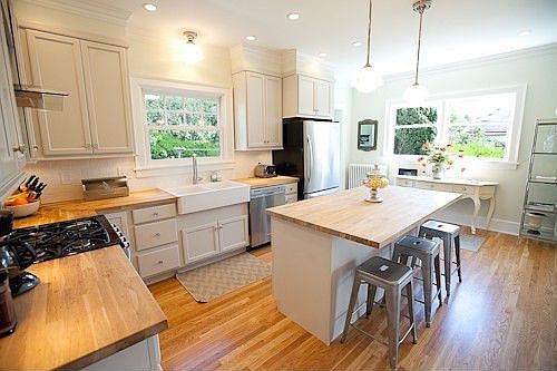 newly rennovated kitchen