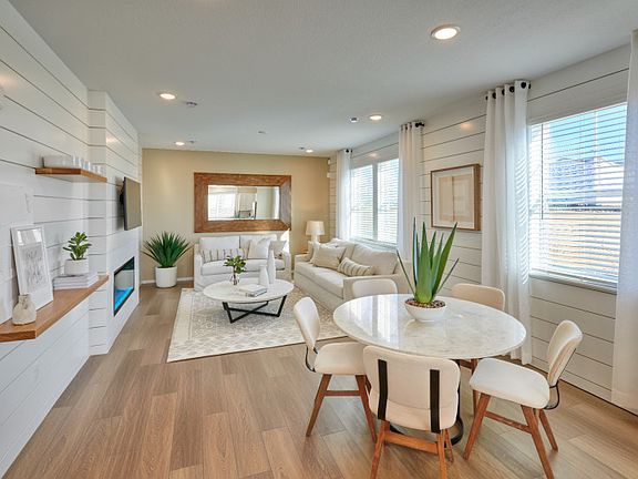 Gathering Room with Interior Fireplace