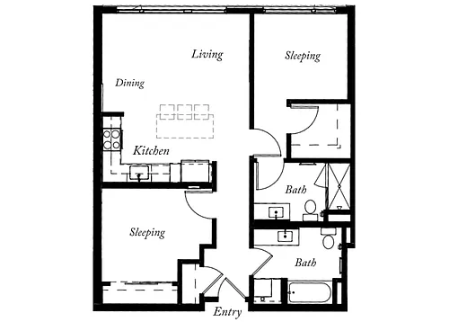 Floor plan B18