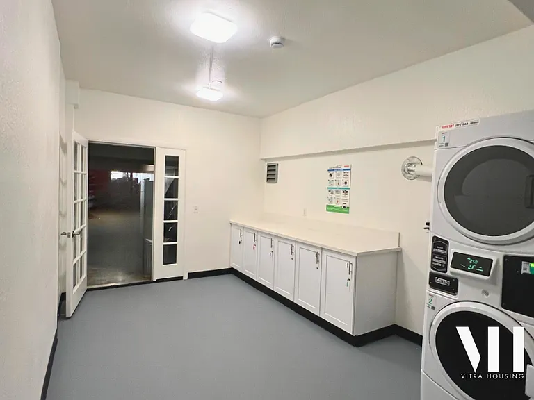 Community Laundry Room & Private Parking Garage - Professionally Cleaned Regularly