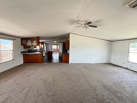 Living room looking towards kitchen