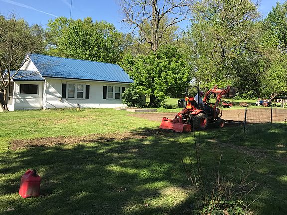 Backyard, starting garden.