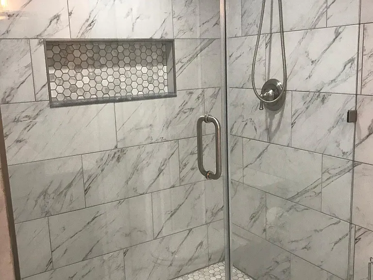 Updated master bathroom