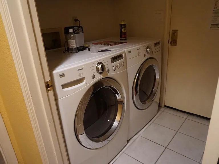washing and dryer