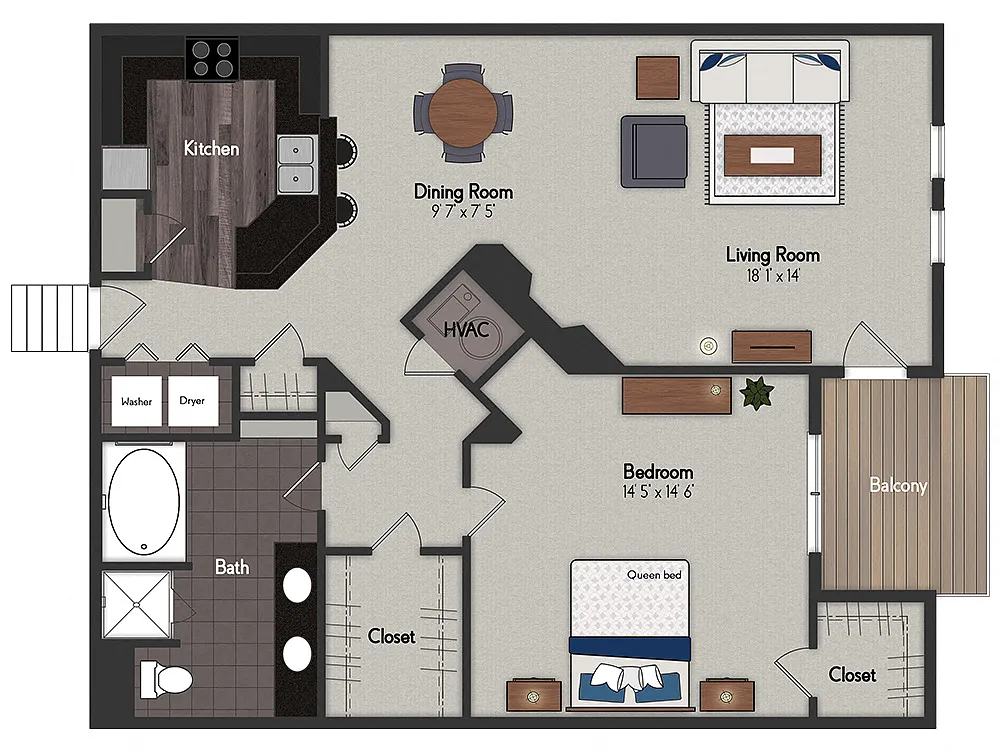 Floor plan Ashford / Jefferson