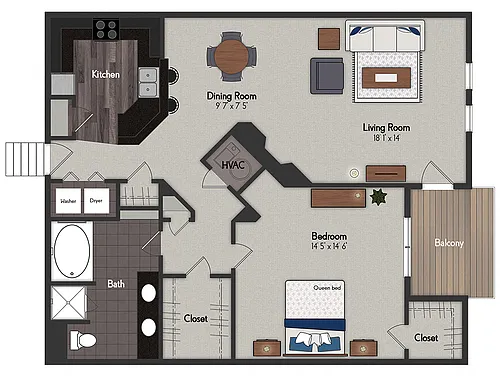 Floor plan Ashford / Jefferson
