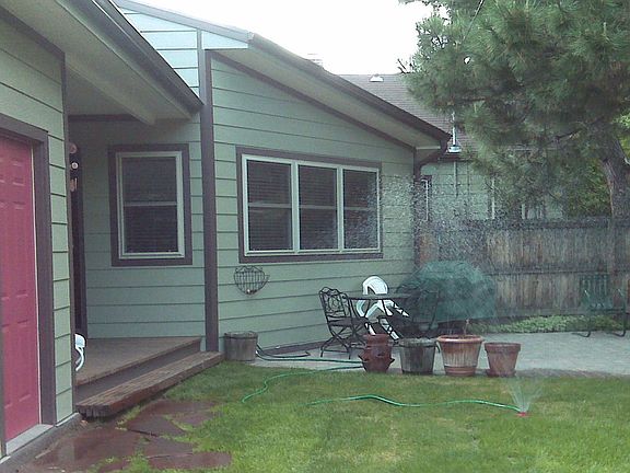 Back yard brick paver patio