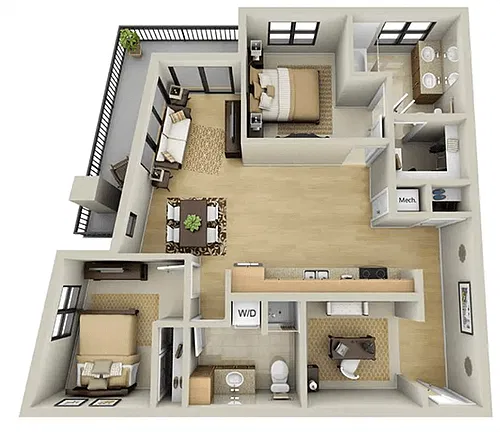 Floor plan B4