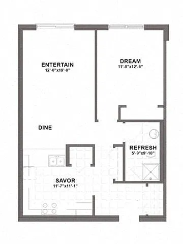 Floor plan Worthington
