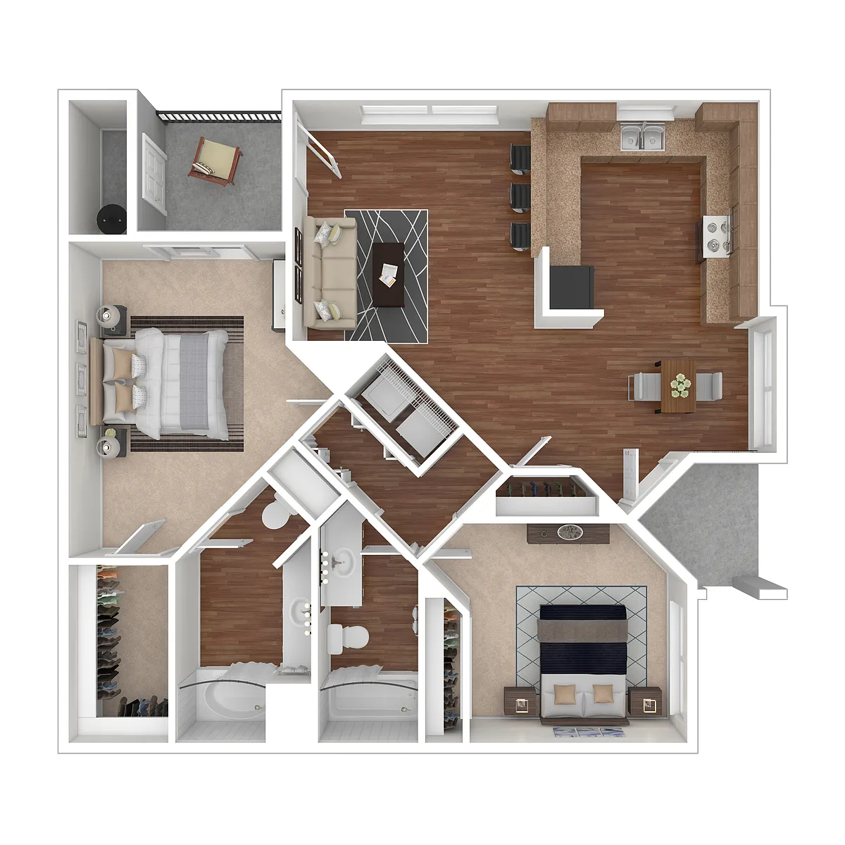 Floor plan Quail