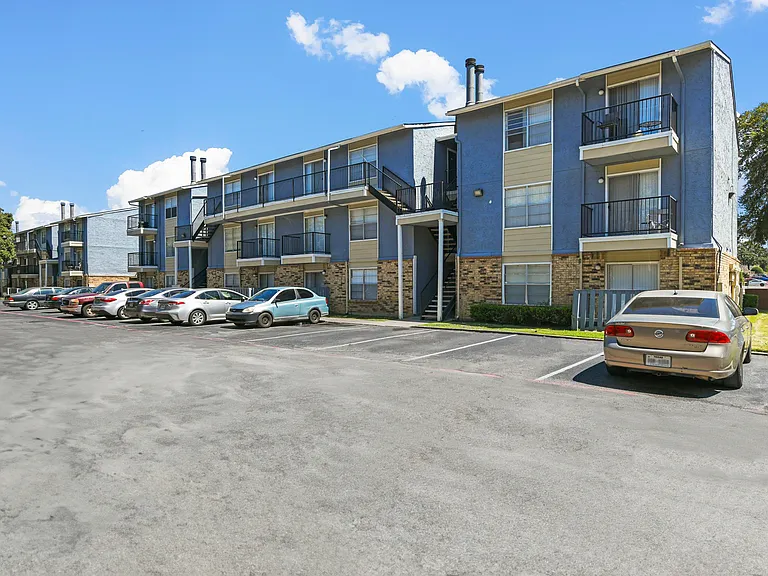 Our beautiful community with parking spaces