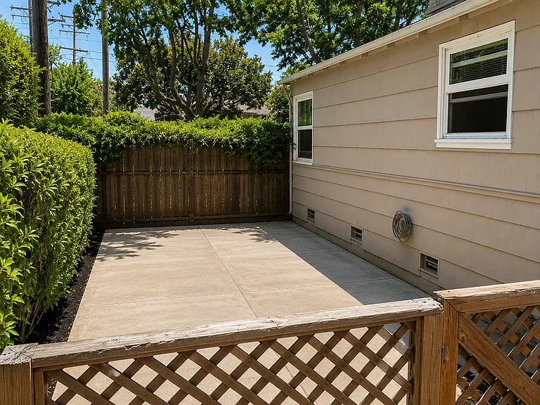 Private yard