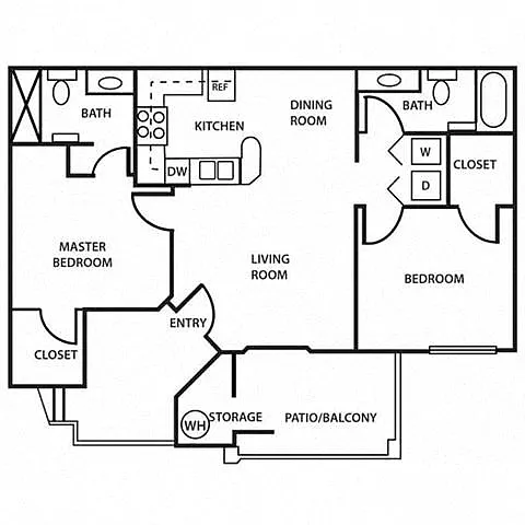 Floor plan The Gilbert
