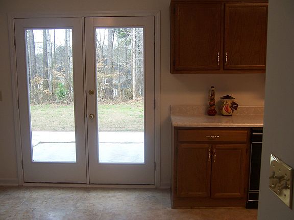 French door from kitchen