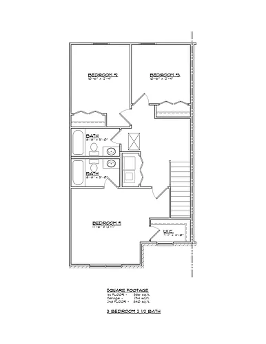 Floor plan 3 Bed 2 Bath