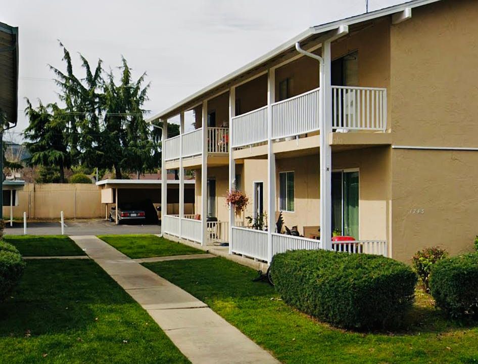 Freshly painted complex