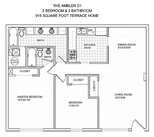 Floor plan The Ambler