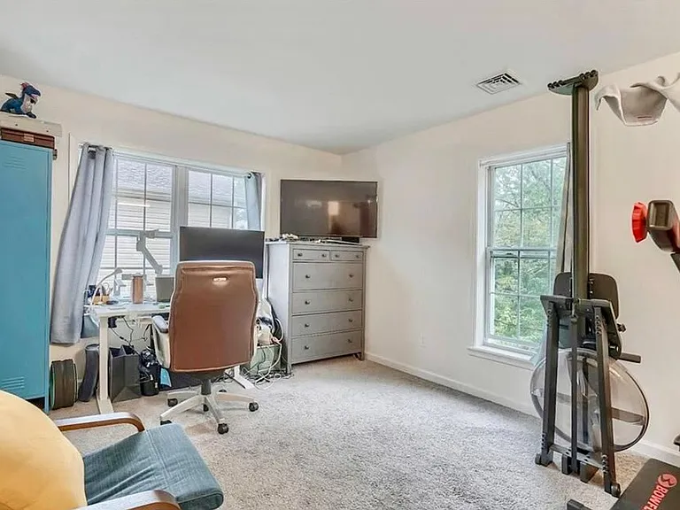 Bedroom with bathroom.