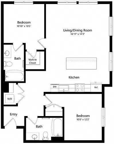 Floor plan B21