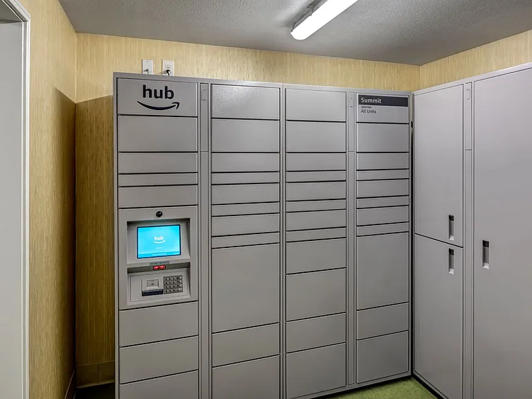 Apartments in Hollywood, CA - Indoor Amazon Package Pick Up Hub summit