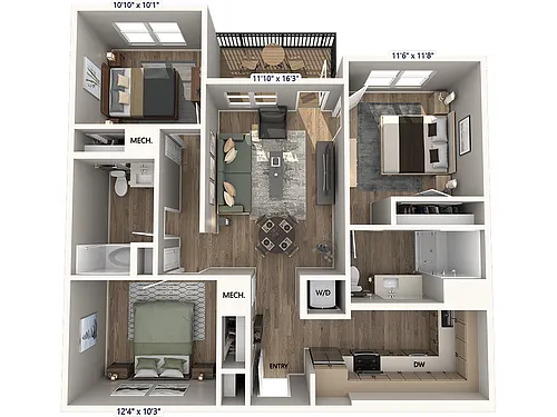 Floor plan CA1