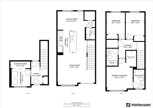 Floor plan 3 Bedroom