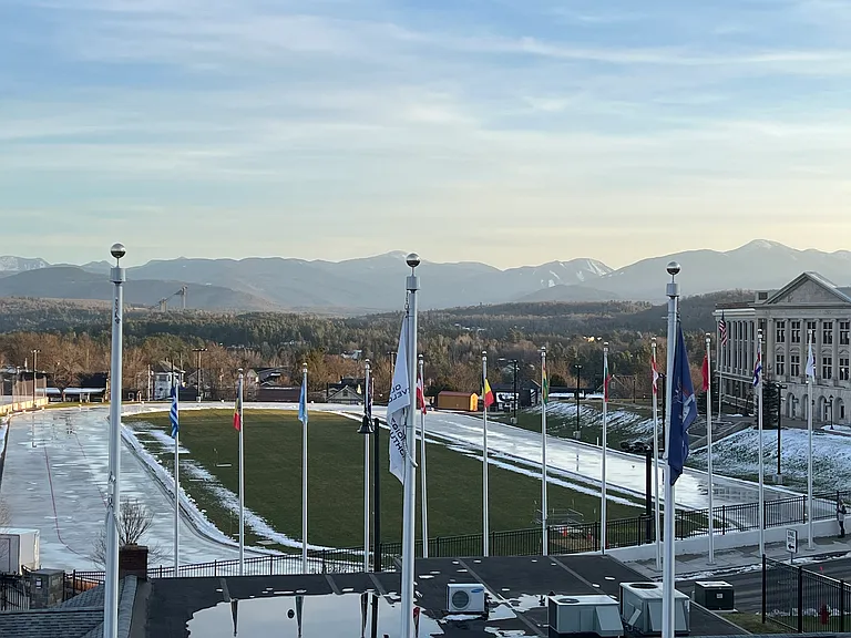 Olympic Speed skating oval in lake placid(house is in lake placid school district that offers Olympic winter sports teams