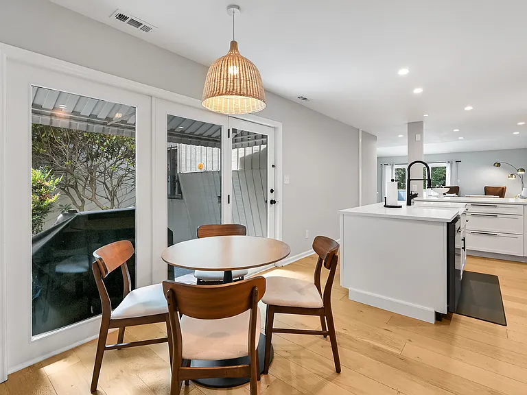 Eat in breakfast table with access to back porch