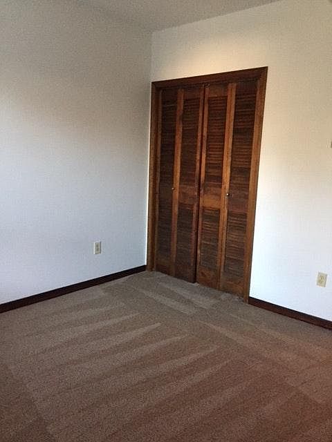 Bedroom with large closet