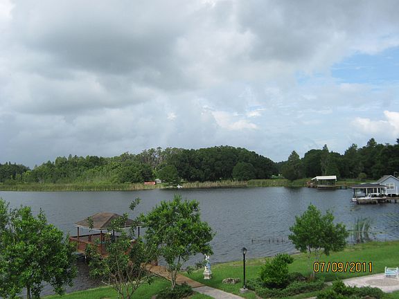 dock over hog island lake