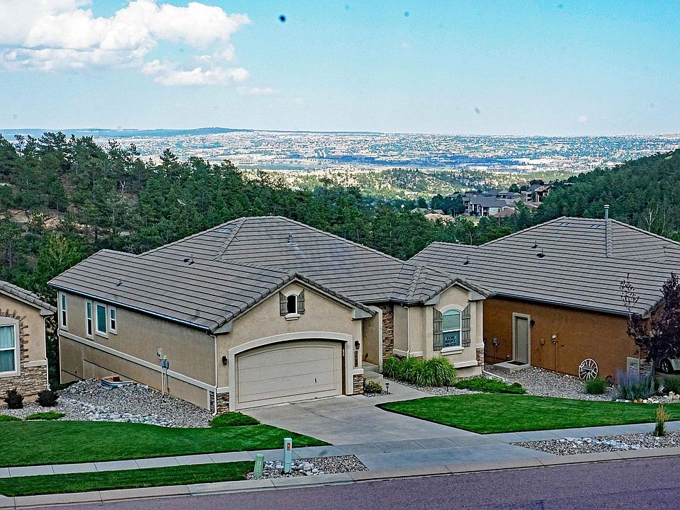 View from the hillside looking east by northeast