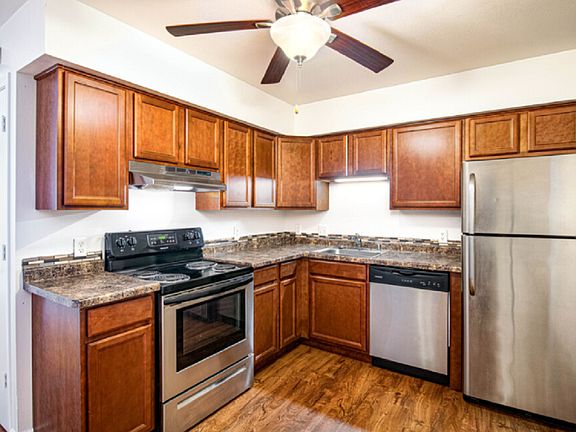 Kitchen with dishwasher available
