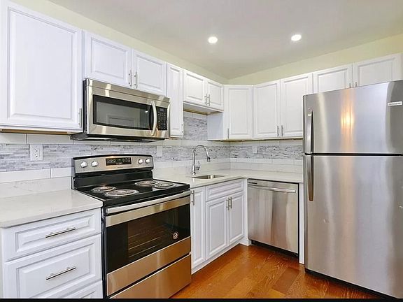 Newly added kitchen with stainless steel appliances