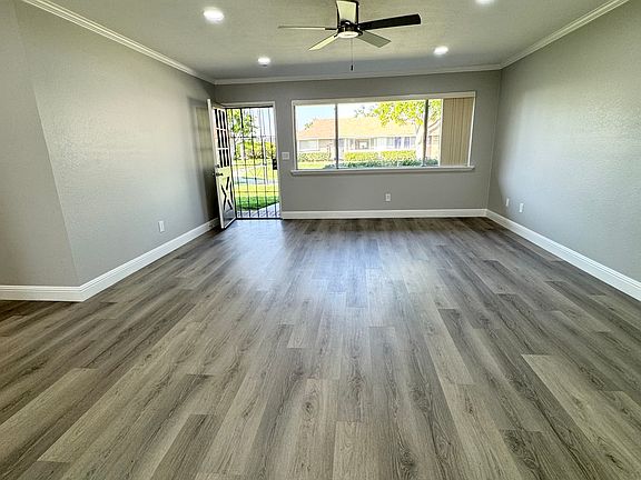Living space with large picture window for lots of nature light