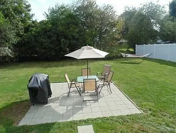 Patio Area and Back Yard