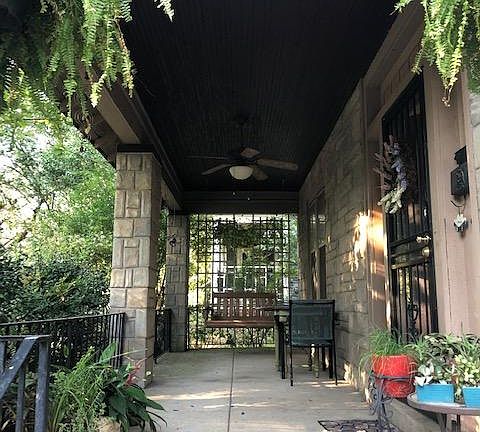 Huge front porch with swing