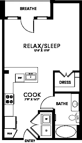 Floor plan S1B