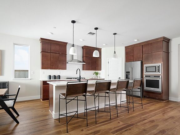 Luxurious kitchen with large center island