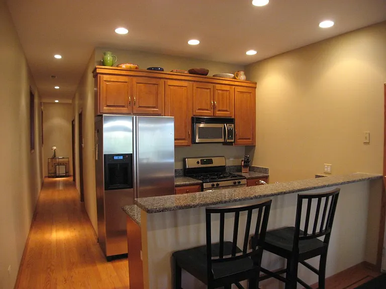 Kitchen and hallway