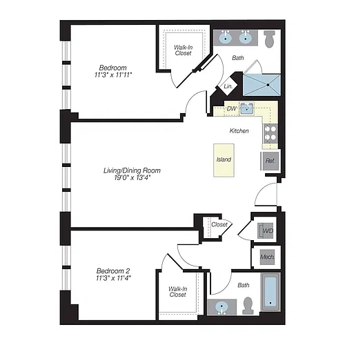 Floor plan B6
