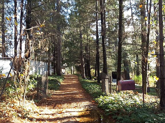Driveway leading to Home