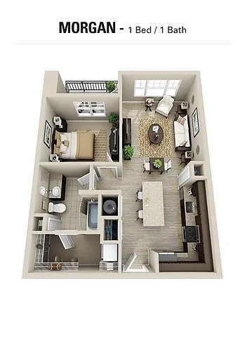 Floor plan Morgan
