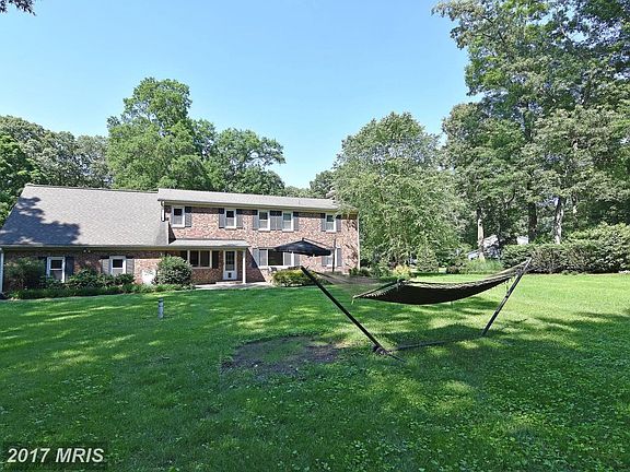 Large Private Backyard Backs to Woods